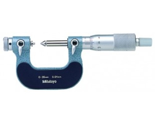 Микрометр 25–50 мм для измерений резьбы 126-126