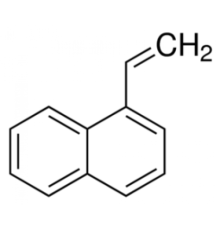 1-винилнафталин, 95%, удар. с 4-трет-бутилкатехола, Alfa Aesar, 1г