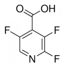 2,3,5-трифторпиридина-4-карбоновой кислоты, 97%, Alfa Aesar, 1г