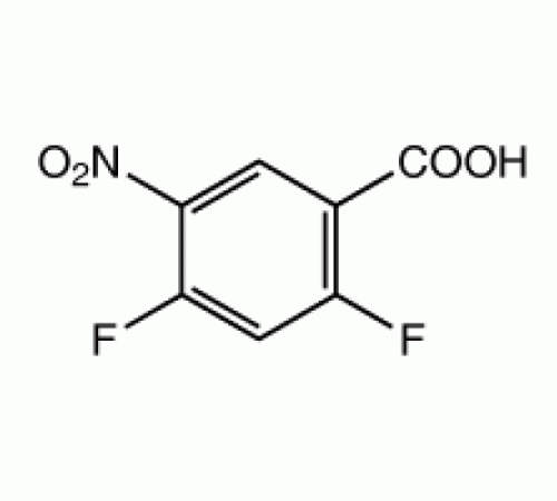 2,4-дифтор-5-нитробензойной кислоты, 97%, Alfa Aesar, 1г