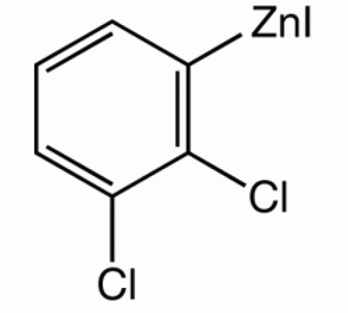 2,3-Дихлорфенилцинк йодида, 0,5 М в ТГФ, упакованы в атмосфере аргона в закрывающемся ChemSeal ^ т бутылки, Alfa Aesar, 50 мл