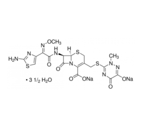 Цефтриаксон динатриевая соль геми (гептагидрат) цефалоспориновый антибиотик третьего поколения Sigma C5793