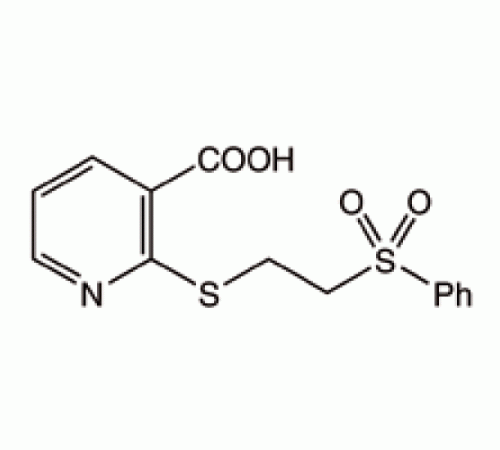 2 - [2 - (фенилсульфонил) этилтио] никотиновая кислота, 97%, Alfa Aesar, 1 г