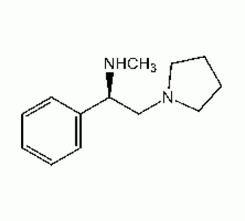 (R) - (-) - N-метил-1-фенил-2- (1-пирролидинил) этиламина, тек. 90%, Alfa Aesar, 1г