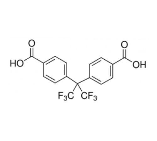 2,2-Бис- (4-карбоксифенил) гексафторпропана, 95%, Alfa Aesar, 1г