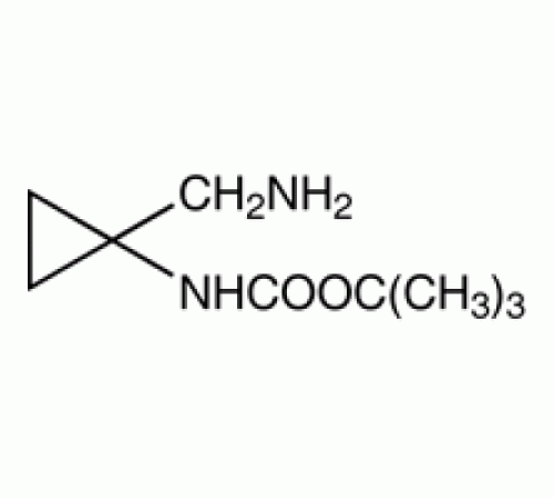 1-аминометил-1- (Boc-амино) циклопропан, 97%, Alfa Aesar, 1 г