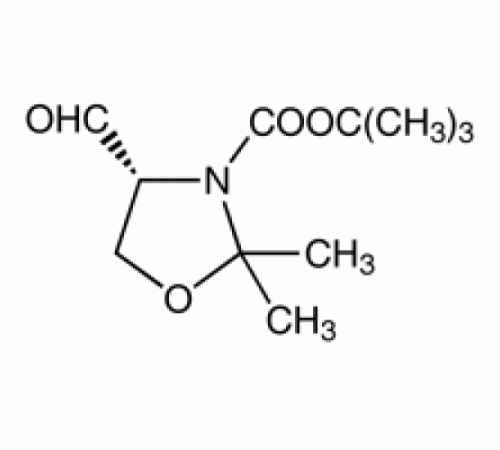 Трет-бутил (R)-(+)-4-формил-2,2-диметил-3-оксазолидинкарбоксилат, 95%, Acros Organics, 1г