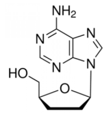 2 ', 3'-дидезоксиаденозин, 98%, Alfa Aesar, 25 мг