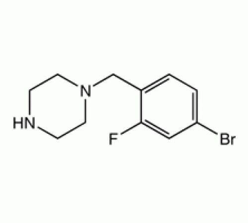1 - (4-бром-2-фторбензил) пиперазин, 96%, Alfa Aesar, 5 г